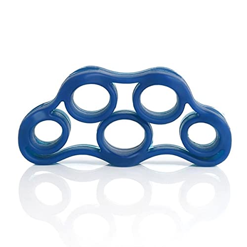 Elástico Silicone Azul de Fisioterapia Para Dedos das Mãos Fortalecimento e Exercicios