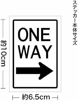 Amazon.co.jp: 【カッティングステッカー アメリカ ワンウェイサイン