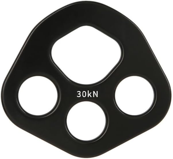 Rigging Plate 30KN, Aluminum Force Divider Plate Bear Anchor Multipliers Connector for Rock Climbing, Hammock Firefighting Arborist Rock Aerial Dance & Yoga