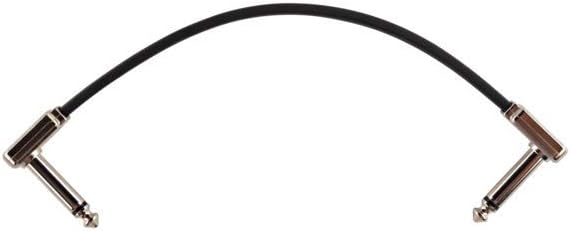 Ernie Ball Flat Ribbon Patch Cable, 6in, Black (P06226)