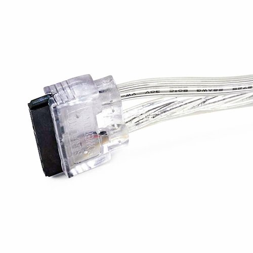 Cable Combo SATA 3.0 Data y 15pin Power 18 pulgadas Plata miniatura 2