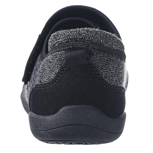 Image of Sisttke Diabetic Shoes for Men Extra Wide Width Adjustable Swollen Feet Orthopedic Shoes Arch Support Barefoot Diabetic Slippers for Edema Elderly Arthritis Indoor Outdoor