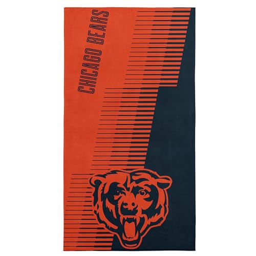 Northwest Chicago Bears NFL Progression Jacquard Beach Towel 36 x 72 Inches by Northwest - Used condition - US$16.86