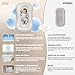 Baby Lounger - Baby Lounger for Newborn, 0-24 Months, Infant Lounger for Home and Travel, Soft Cotton, Baby Nest Lounger, Newborn Babies Essentials Gifts, White (Lounger Cover Included)