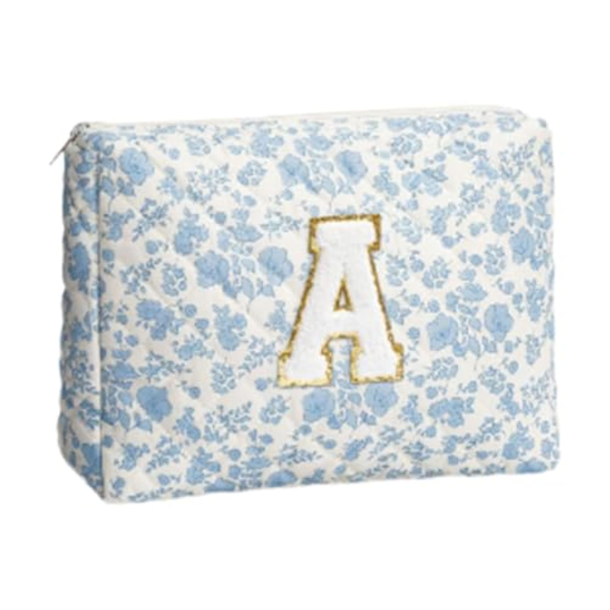 Quilted Makeup Bag for Women, Lotion and Pencil Gift Idea