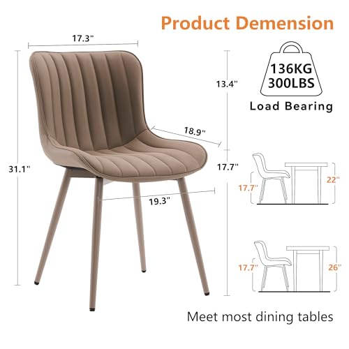 zaki dining chair - beige & oak