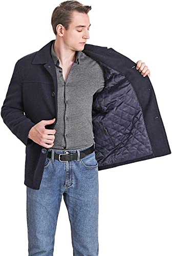BGSD Men Matthew Wool Blend Single Breasted Walking Car Coat (Also available in Big and Tall)4