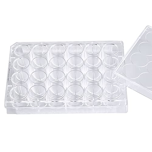 Adamas-Beta 24-Well Sterile Culture Plate, Tc Treated Cell Culture Plates Tissue Culture Treated Plate, Individually Wrapped, Pack Of 10 #TOP18