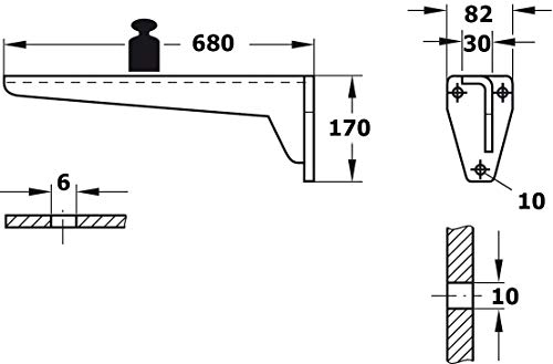 GedoTec® Console di carico pesante Vettore di