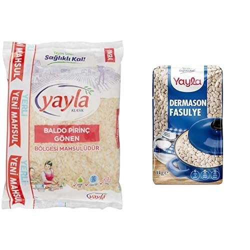 Yayla Baldo Pirinç 1 Kg & Dermason Fasulye 1 Kg