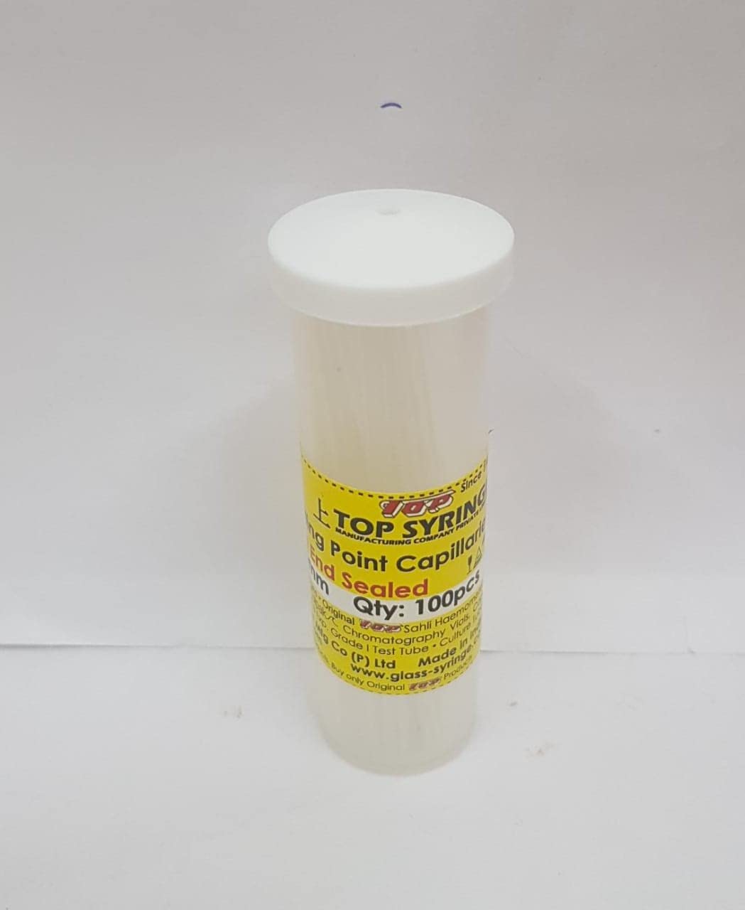 Glass Capillary Tubes, Melting Point, One End Closed, 75mm Amazon.in