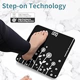 Vitafit Weighing Scales Body Weight, High Precision in 0.1lb Assured by Bathroom Scales Professional Factory SINCE 2001, White LED and Step-On, 3*AAA Batteries Included, 28st/400lb, Black - Image 3