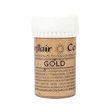  Sugarflair Paste Colour - Gold Satin 25g