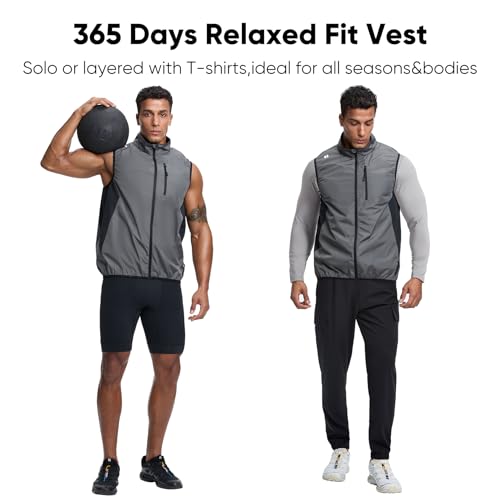 HOTSUIT Sauna Vest for Men with Pocket Sweat Jackets Sauna Suit Exercise Heat Trapping for Gym Exercise2