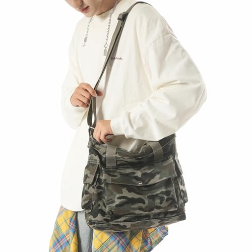 Bolso Tote Hobo MaxxCloud Unisex con Estampado Camo-Leopardo miniatura 2