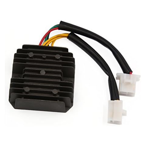 sourcingmap 6 Pin Voltage Regulator Rectifier for Honda CH125 Cover