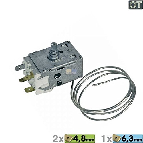 Preisvergleich Produktbild Thermostat K59-S1880 Ranco + Lampenfassung 481228238231 Bauknecht, Whirlpool, Ik