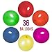 Prextex 36 Punch Balloons (6 Assorted Colors) - 18-Inch Strong Punching Ball Balloons for Indoor & Outdoor Fun, Themed Events, Birthday Parties, Party Favor for Kids 4-8, Kid Gifts, Kids Party Balloon