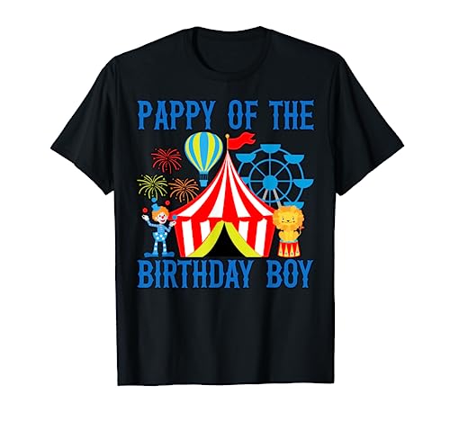 Papá del cumpleaños de Boy Ringmaster Circus Carnival Camiseta