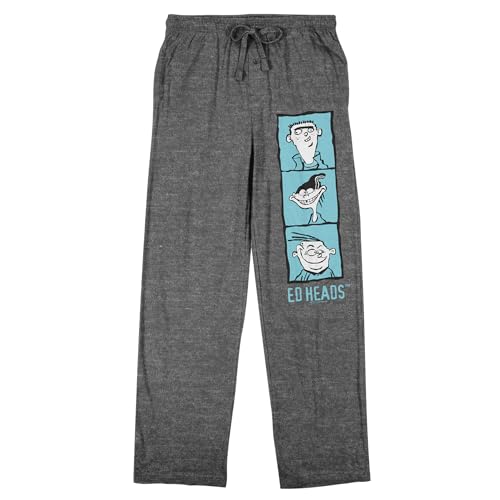 Ed EDD N Eddy Ed Heads Men's Gray Heather Sleep Pajama Pants