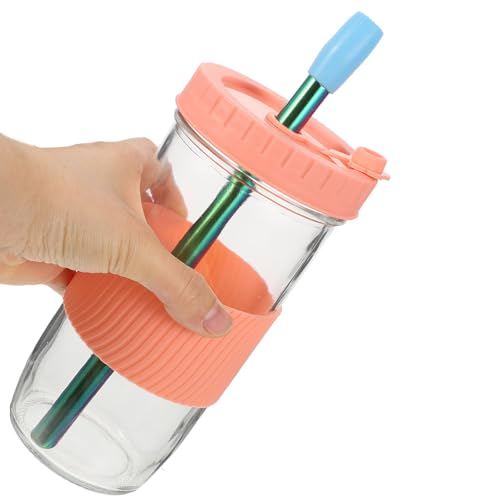 Vaso de vidrio de 24oz para evitar manchas y lavado difícil 7