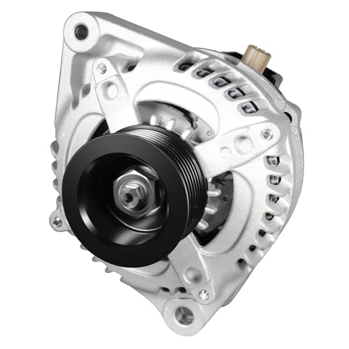 WAGSON 11390N New Alternator Replacement for 2.4L Honda Accord 2008-2012 Acura TSX 2009 2010 2011 2012 2013 2014 130A 12V 7-Groove Pulley 11390 1042105890 12870