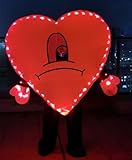 LEDPATY Adult Red Love Heart Inflatable Costumes Valentine's Day Gift Funny Costumes for Man Holiday Outfit Playwear