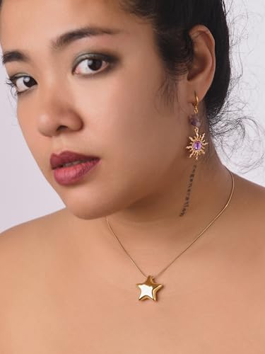 Sacina Star Necklace, Stainless Steel Star Necklace, Star Necklace for Women, Y2k Necklace, Grunge Necklace, Emo Necklace, Christmas Jewelry Gift For Women2