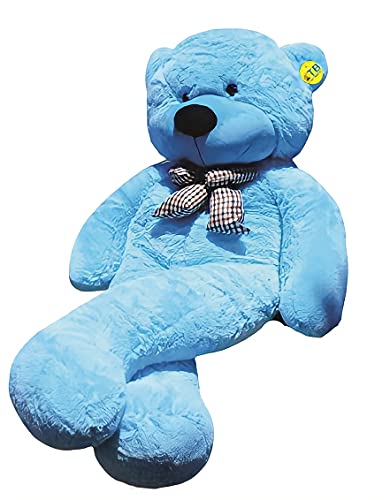 Image of Real Giant Teddy Bear, 7 Feet Tall SkyBlue Teddy Bear, 84 Inches Soft Toys (with 30cm Heart Free) (7 Feet, SkyBlue)