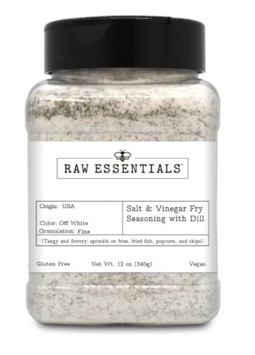 Raw Essentials Salt & Vinegar Dill Fry Seasoning 12 oz
