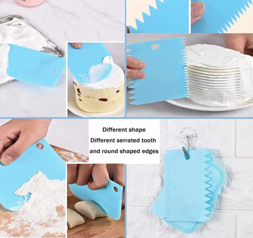 Piping Bags And Tips Set For Beginners, Cake Decorating Supplies Kit For Baking With Pastry Bags And Tips, Icing Tips, Couplers,Silicone Ties,Cake Decorating Tools For Cupcake Cookies Decoration #TOP2