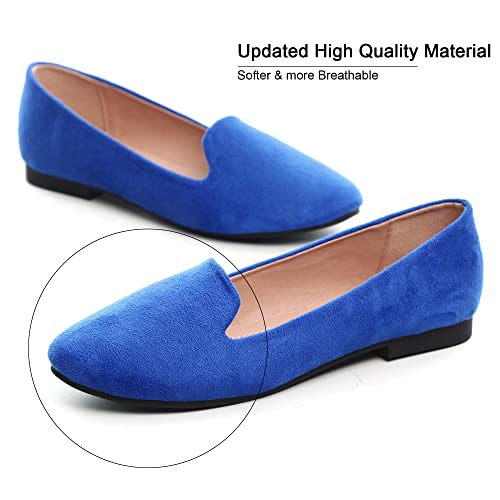 Image of Dear Time Women's Flats Comfortable Slip On Ballet Flats Soft Solid Casual Shoes