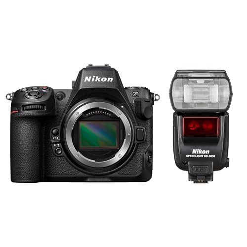 Nikon Z8 + SB-5000 Speedlight [AU Version] Full-Frame Mirrorless 45.7MP Stacked CMOS Sensor | Professional Stills/Video 8K Hybrid Camera | 120 fps High Speed Burst