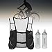 FytStycale Running Vest for Men and Women, Ideal for Jogging and Cycling, Black, M
