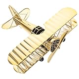 Souvenir d'avion : maquette d'avion de style vintage, chic et rétro, s'intégrant parfaitement à la décoration de la plupart des intérieurs. maquette d'avion vintage en métal