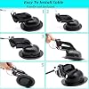 2PCS Universal Recliner Cable Replacement - Sofa Couch Recliner Pull Cable 37inch, 5mm Cable Barrel End S-Shaped Hook Exposed Cable