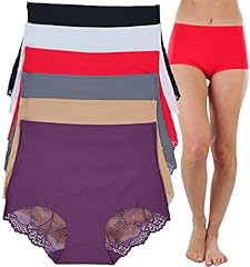 6-pack: Smooth Assortment W/ Half Lace Cut Off Back Design