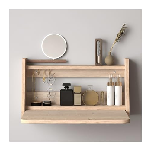Bureau mural pliable compact pour studio étudiant manquant de place au sol - 2