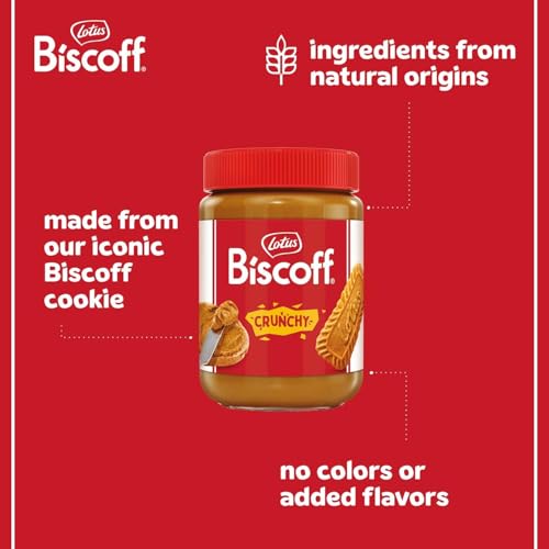 Image of Lotus Biscof Crunchy Cookie Butter Spread, Crispy, GMO Free Family Pack, 400g (From Belgium)*