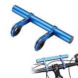 【Amplia aplicación】 El soporte de extensión de bicicleta es adecuado para manillares de diferentes diámetros y es compatible con la mayoría de las bicicletas, bicicletas de montaña, bicicletas de montaña, autos de carreras, etc. Y se puede instalar en manillares normales y más grandes.