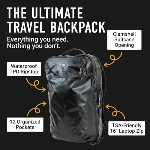 Image of Ho Stevie! TSA Friendly Travel Backpack - Airline Approved Personal Item 28L Back Pack (Lightweight & Water Resistant)