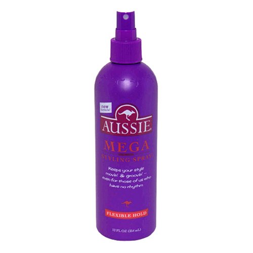 Aussie Mega Styling Spray, Flexible Hold, 12 fl oz (354 ml
