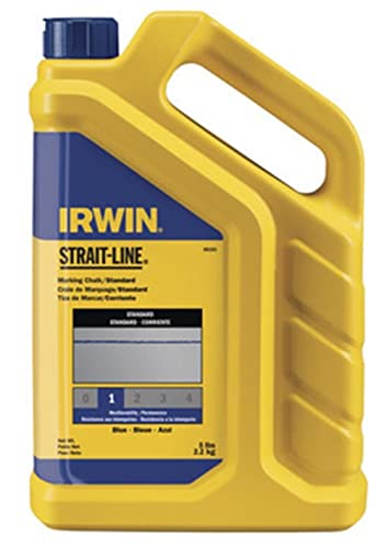 IRWIN STRAIT-LINE Marking Chalk, Standard, Blue, 5 lbs (65101ZR)