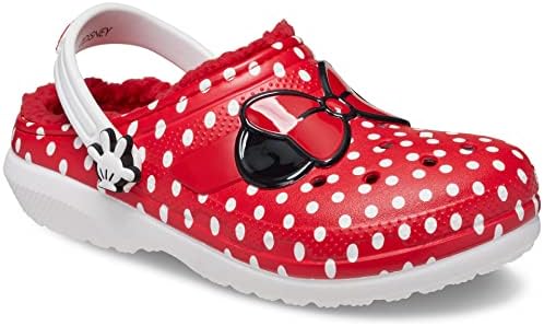Crocs Classic Lined Disney Clogs, Mickey and Minnie Mouse Shoes and Slippers, 2 US Unisex Little Kid | Image 6