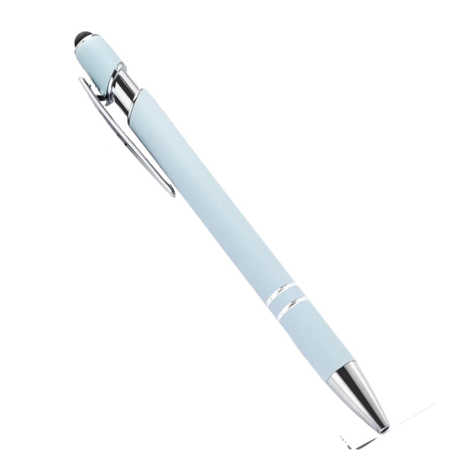 20-200 penne all'ingrosso penna a sfera in metallo penna touch screen penna per ufficio scuola pubblicità penna logo personalizzato testo incisione laser (nuovo blu, 100 pezzi)