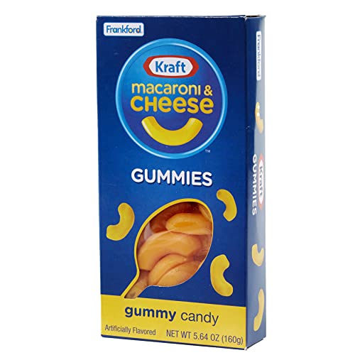 Kraft Macaroni & Cheese Gummies, 3pk, 16.92 oz, Fruit Flavored, by Frankford Candy - Thumbnail 3