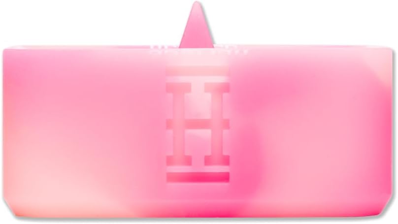 Hemper Cache Unbreakable Silicone Ashtray with Poker – Heat-Resistant Debowling Ashtray for Smokers – Non-Stick, Easy-to-Clean Ash Holder for Home Office, and Outdoor Use – (Glow In The Dark Pink)