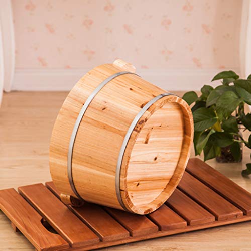 Bañera de pies de madera sólidamente resistente miniatura 2