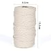 GoMaihe Macrame Cuerda, 4mm x 100m Cordón Hilo de Algodón Natural Colgante...