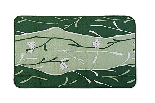 HomeLife Alfombra de cocina antideslizante lavable largo 55 x 120 cm Made in Italy | Alfombra moderna de chenilla multicolor...